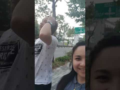 Edwil and Michiko is going home from friends birthday (July 16, 2017)