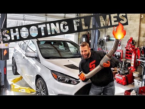 CATLESS DOWNPIPE INSTALL FORD FOCUS RS