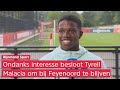 Tyrell Malacia volgt zijn gevoel en blijft bij Feyenoord: 'Dit is voor mij nu het beste'