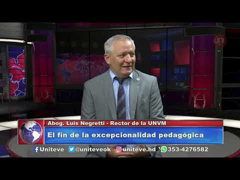 Luis Negretti habló de la vuelta a la presencialidad en la UNVM