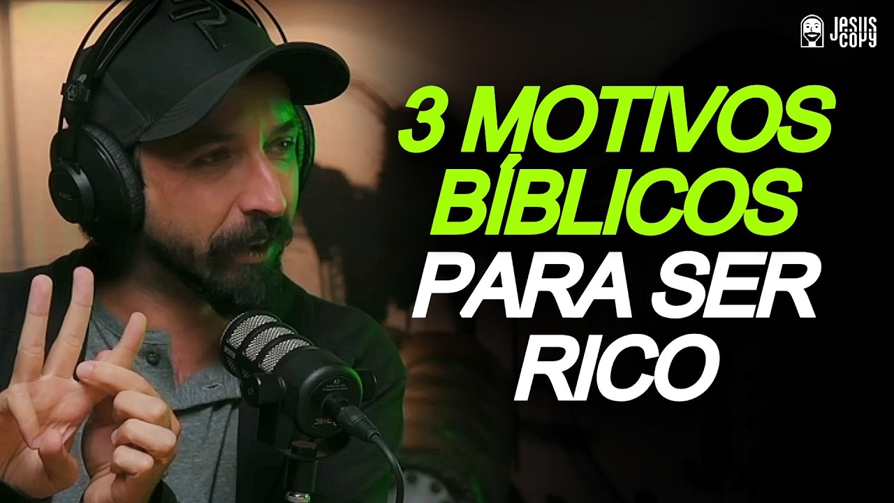 3 PRINCÍPIOS BÍBLICOS PARA SER RICO - Primo Pobre | Podcast Jesuscopy