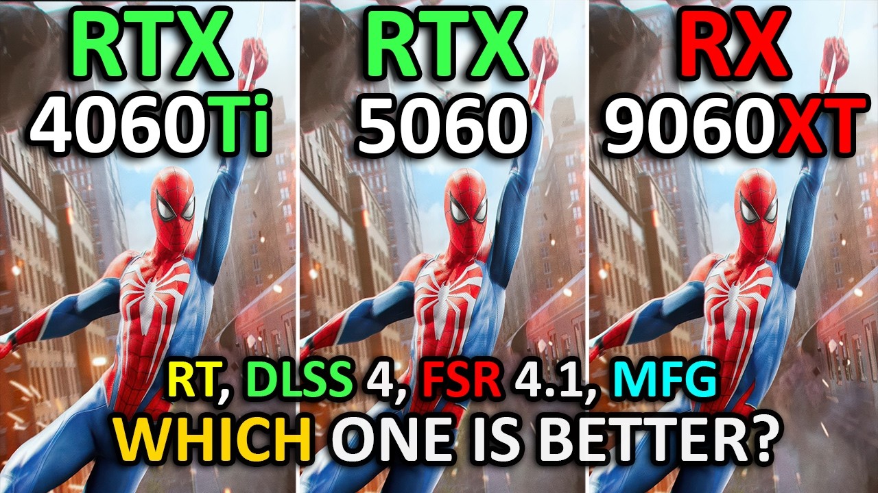 RX 9060 XT vs RTX 5060 vs RTX 4060 Ti | 15 New Games Tested