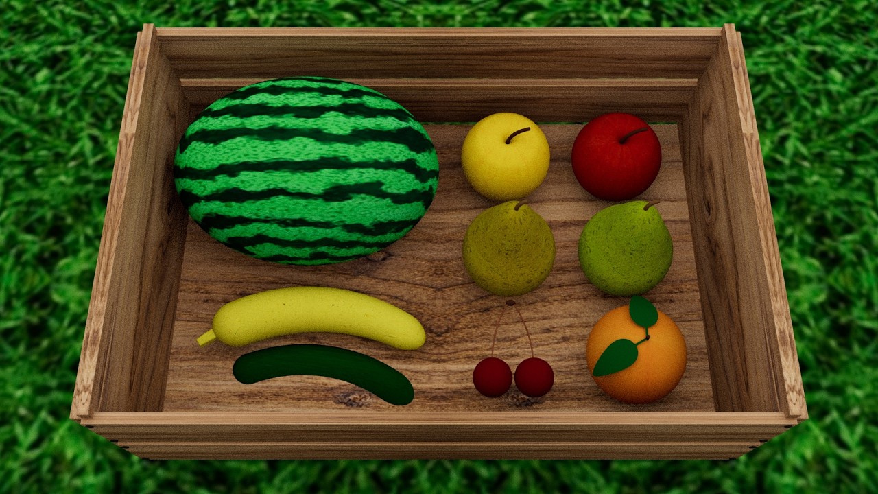 Fruit Box 3D Model