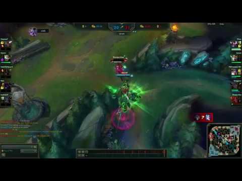 Katarina Play - 100 HP vs Full HP Riven