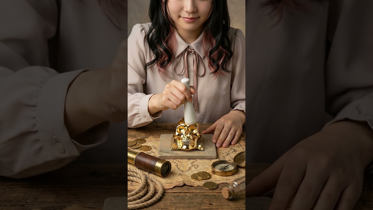 【4k】【ASMR】Golden Pyramid Crushing – Perfect Shape Collapse