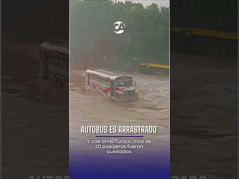 Bus cae al río Túnico, Izabal