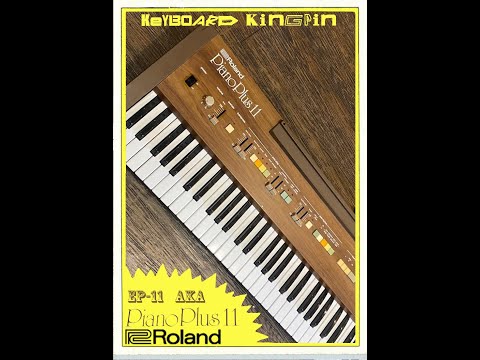 Roland Ep-11 ( Piano Plus 11) Demo and Beat by Keyboard Kingpin