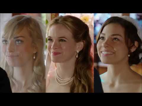 Nearlyweds trailer still with Naomi Judd looking disapproving at a wedding reception