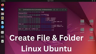 How to create folder and file in linux using terminal | Ubuntu | 2022