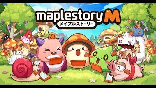 メイプルストーリーMあんず鯖で雑談しながら