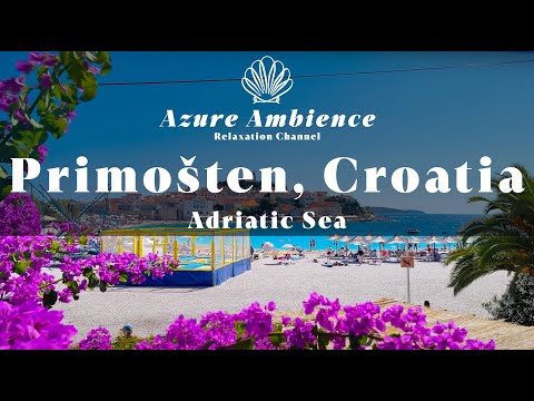 Azure Ambience Streets Walk | Exploring Primošten, Croatia: Stunning Beauty location"