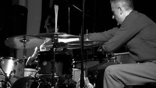 Helen Petts' film of Wadada Leo Smith, Louis Moholo, Steve Noble 1.