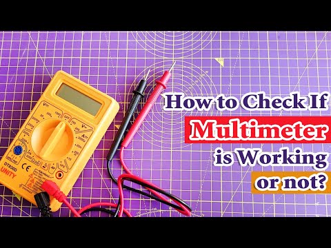 How to Check Multimeter is Working or Not? | Digital Multimeter Tutorial