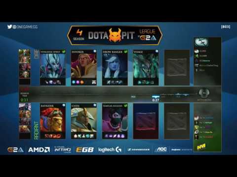 NaVi vs EG Dota Pit League Season 4 BO3 game1 Evil Geniuses vs Natus Vincere