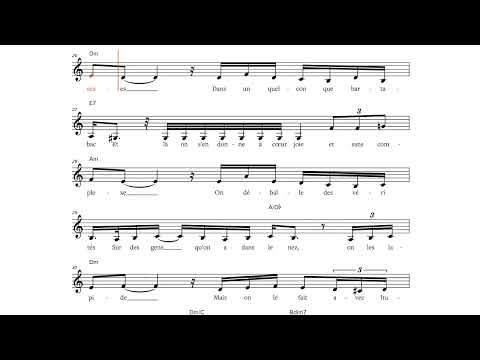 Comme Ils Disent (Lara Fabian, 1972), C-Instrument Play along