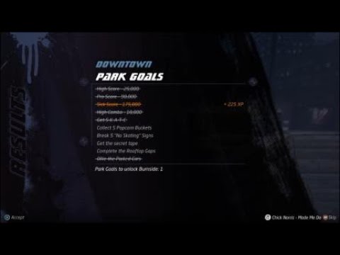 Tony Hawk's Pro Skater™ 1 + 2 Downtown Sick Score