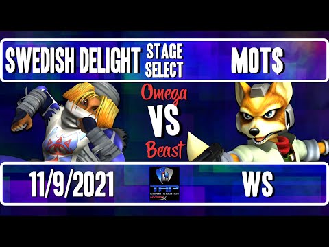 Stage Select 17 Omega: Swedish Delight (Sheik) Vs. Mot$ (Fox) - WS