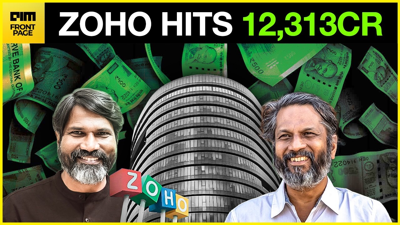 HUGE - Zoho Hits ₹12,313 Crore Revenue, Nearly Doubling In Three Years