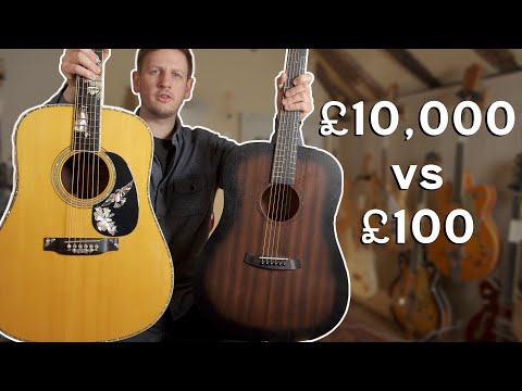 Can A £100 Guitar Beat A £10,000 Guitar?