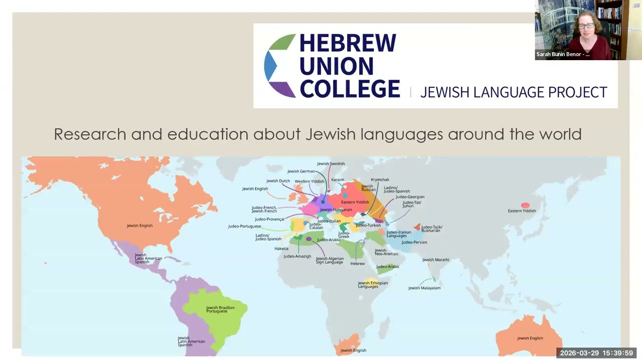HUC Jewish Language Project mission and donation opportunities