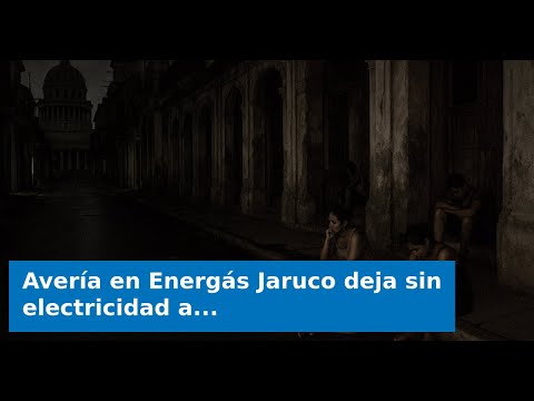 Avería en Energás Jaruco deja sin electricidad a varios municipios de La Habana
