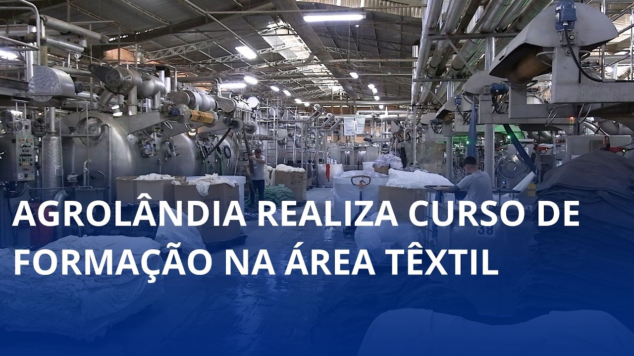 Agrolândia realiza curso de formação na área têxtil