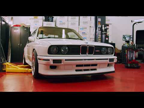 Alpine White E30 M3 on BBS LM's