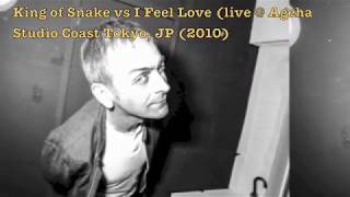 Underworld - I Feel Love vs Snake (live @ Ageha Studio Coast Tokyo 2010)