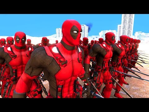 50 DEADPOOL VS 10.000 ZOMBİ 😱 - Süper Kahramanlar