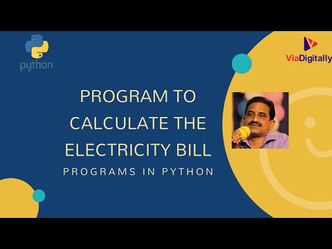 Program To Calculate The Electricity Bill Python Programs For Beginners Python Tutorial