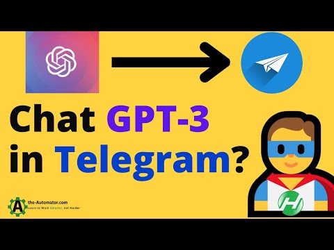 💬Unleash the Power of Chat GPT-3 for Killer Telegram Chatbots!