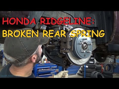 Honda Ridgeline: Broken Rear Spring