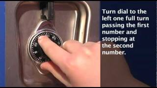 Master Lock - How to open a combination locker