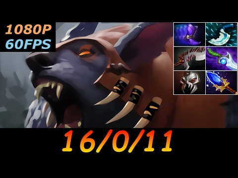 Dota 2 Ursa Pro 16/0/11 (Kills/Deaths/Assists) Top MMR 599 GPM Ranked Full Gameplay