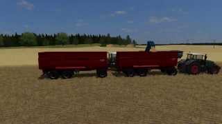 preview picture of video '| Farming Simulator 2013 |  harvest of wheat |  Agro Pomorze v4 PGR Map by Daro44 |'