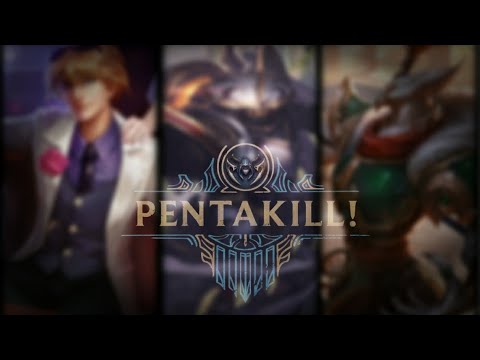 PENTAKILL MONTAGE #1 - Vayne, Olaf, Katarina...