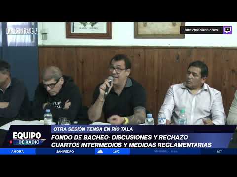 Resumen de la sesión del HCD en Rio Tala