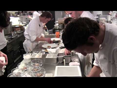 Busy at 3 Michelin star Alinea in Chicago