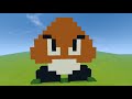 How To Make A Pixel Goomba In Minecraft