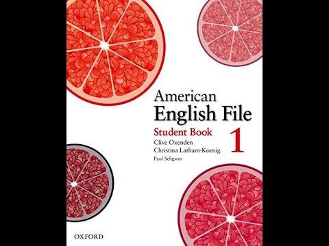 American English File 1 first Edition PDFs Audios test - Completo - Tapa Rojo