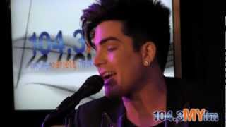 Adam Lambert &quot;Trespassing&quot; Live Performance @ 104.3MYfm
