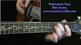 Bob Marley Redemption Song Intro Guitar Lesson
