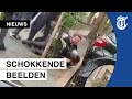 Agent op brute wijze mishandeld