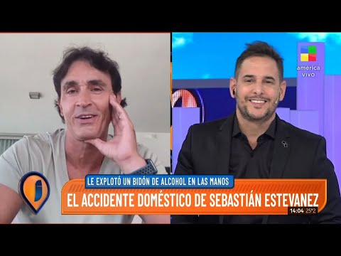 Habla Sebastián Estevanez, luego del accidente doméstico