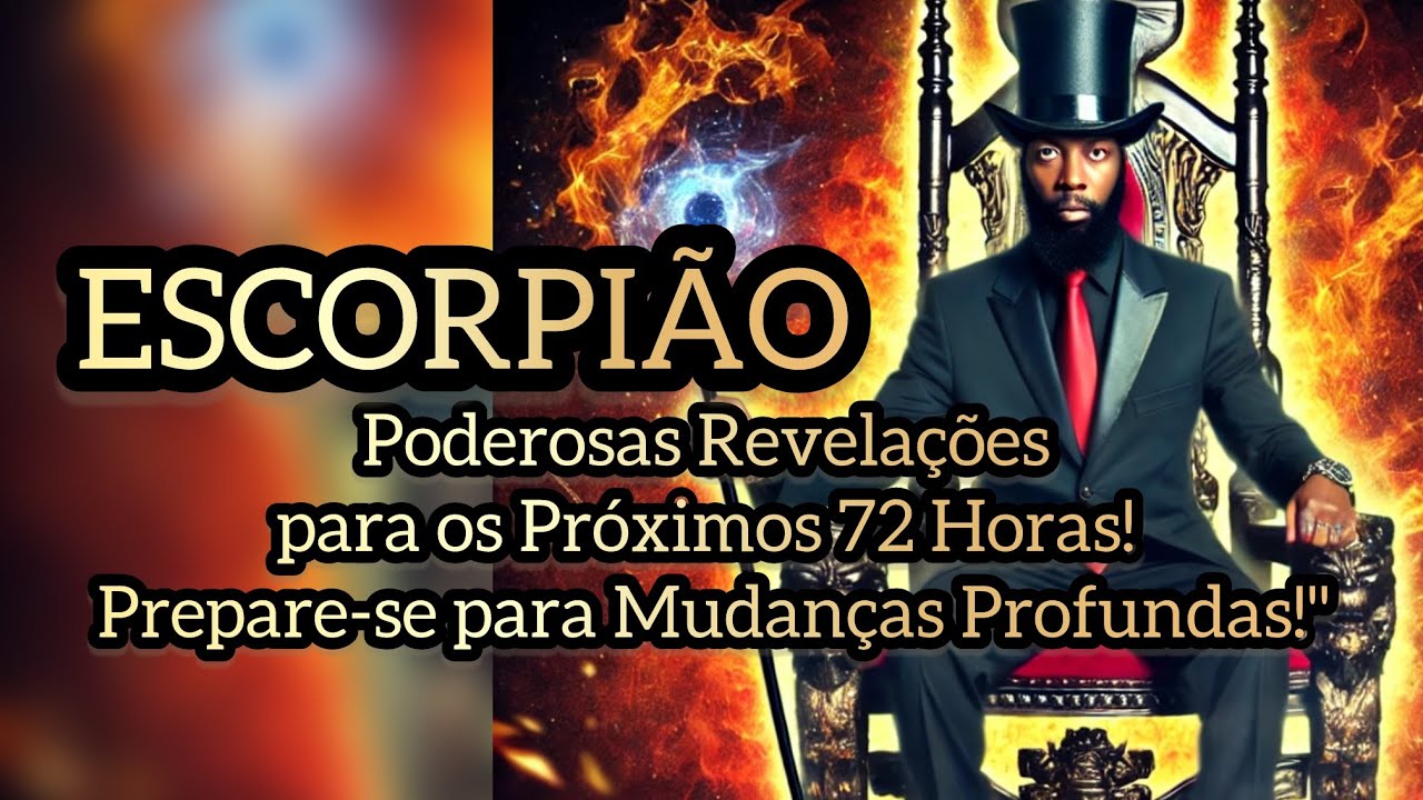 ESCORPIÃO ♏️ "Escorpião, Prepare-se! Grandes Revelações e Transformações Intensas Estão a Caminho!"