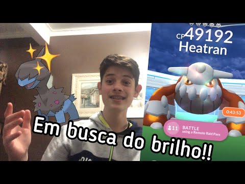 Em busca do heatran e deino shiny!!!!— Pokémon  go
