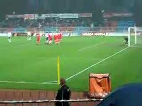 Odra Wodzisław - Legia Warszawa 19.04.2008 gol na 0-2