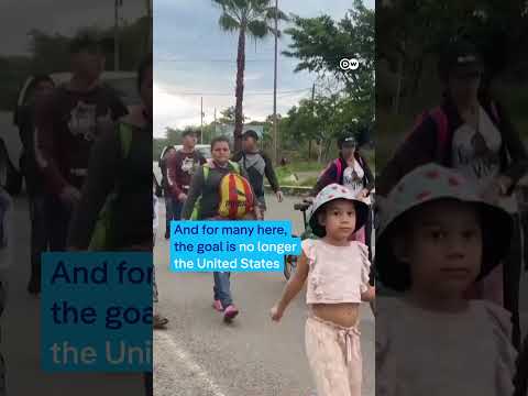 Migrant caravan from Central and South America sets off north | DW News