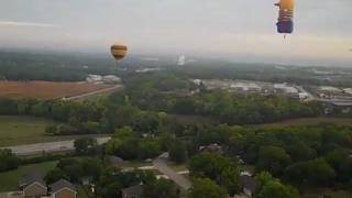 preview picture of video '2011-09-10 am Hot Air Balloon Flight Huff 'n Puff Topeka, Kansas'