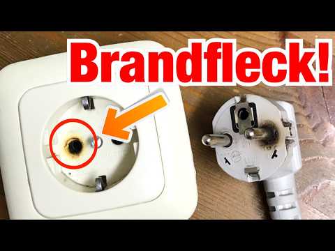 Verbrannte [geschmolzene] Steckdosen und Stecker VERMEIDEN⁉️